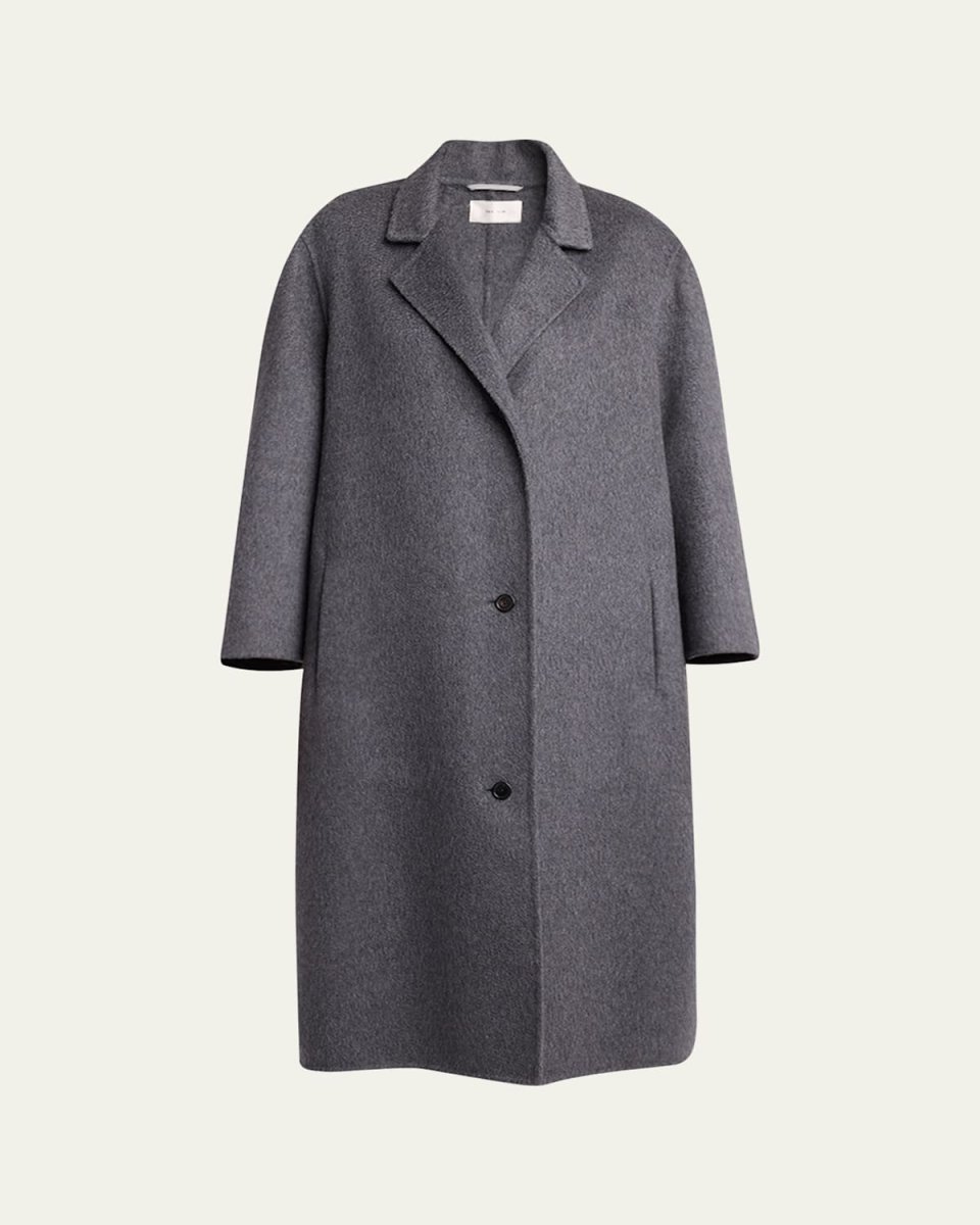 Gustaf Cashmere-Silk Single-Breasted Coat